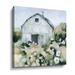 August Grove® Summer Barn One Window Neutral Summer Barn One Window Neutral by - Painting on Canvas, in White | 36 H x 36 W x 2 D in | Wayfair