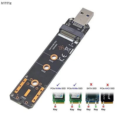NVcloser-Adaptateur USB M.2 NVMe vers USB 3.1 SSD 10Gbps USB 3.1 Isabel 2 RTL9210 Puces pour Clé