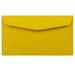 JAM Paper & Envelope No. 6 3/4 Envelopes 3 5/8 x 6 1/2 Sun Yellow 25/Pack