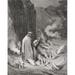 Engraving by Gustave Dore 1832-1883 French Artist & Illustrator for Inferno by Dante Alighieri Canto Xix Lines 10 Poster Print Large - 26 x 32