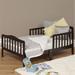 Toddler Bed With Safety Rails, Non-Toxic Finishes, Low To Floor Design, Wooden Nursery Furniture
