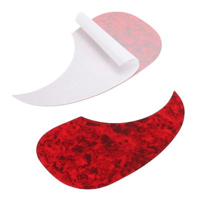 Guitar Pickguard Fit 41 Inch Right Handed Water Drop Shape Red 2 Pack - 41 Inch