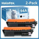 94A CF294A Black Toner Cartridge Replacement for HP 94A Toner Cartridge Black 94A Toner Cartridges Compatible with HP Pro MFP M118dw M148fdw M148dw M149fdw Pro M118 M148 M149 Printer (Black 2-Pack)