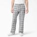 Dickies Men's Regular Fit Plaid Pants - Ultimate Gray Size 36 X 32 (WPR21)