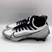 Nike Shoes | Nike Vapor Edge 360 Pro Football Cleats White Black Dq3670-001 Men’s Size 9.5 | Color: Black/Silver | Size: 9.5