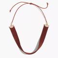 Madewell Jewelry | Madewell Suede Choker Necklace | Color: Brown/Gold | Size: Os