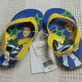 Disney Shoes | Disney Collection Woody & Buzz Lightyear Flip Flops Toddler 7/8 Blue & Yellow | Color: Blue/Yellow | Size: 8b