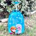Disney Accessories | Frozen Elsa & Anna Snow Princess Kids Roller Suitcase | Color: Blue | Size: 16” Inches