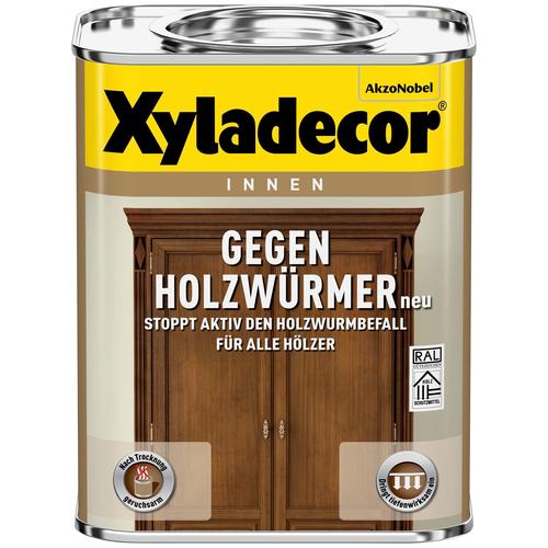 "XYLADECOR Holzschutzlasur ""Gegen Holzwürmer"" Farben 0,13 Liter oder 0,25 Liter, transparent farblos Holzfarben Lasuren"