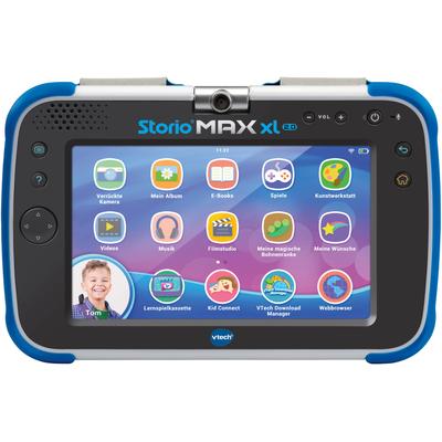 Lerntablet VTECH "Storio MAX XL 2.0" Kindercomputer blau (blau/schwarz) Kinder