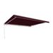 Awntech MTL10-US-B 10 ft. Maui Left Motor with Remote Retractable Awning Burgundy - 96 in.