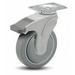 Medcaster Plate Caster Swivel 4 Wheel Dia. NG04QDP125DLTP01