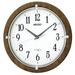 Seiko clock wall clock satellite radio wave analog SPACE LINK space link tea wood grain pattern GP212B SEIKO// Movement