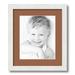 ArtToFrames 12.5x15 Matted Picture Frame with 8.5x11 Single Mat Photo Opening Framed in 1.25 Satin White Frame and 2 Paloma Mat (FWM-3966-12.5x15)
