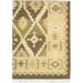 Dhurrie Sage Wool Rug 2 6 X 3 Persian Southwestern Triangles Small Carpet