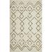 Loomaknoti Taytum Rocey 3 x 5 Ivory Geometric Indoor Accent Rug