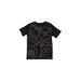 Under Armour Active T-Shirt: Black Grid Sporting & Activewear - Kids Girl's Size 6