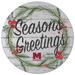 Morehouse Maroon Tigers 20'' x Season's Greetings Circle