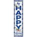 Air Force Falcons 12'' x 48'' Happy Holidays Outdoor Leaner