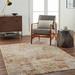 Eula 5' x 7'5" Modern Tan/Light Sage/Mustard/Olive/Sage/Brick Red/Dark Blue/Burgundy Area Rug - Hauteloom