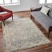 Duong 7'10" x 10'2" Traditional Tan/Dark Blue/Mustard/Olive/Sage/Brick Red/Burgundy/Tan/Light Sage/Dark Blue/Mustard/Olive/Sage/Brick Red/Burgundy Area Rug - Hauteloom