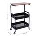 Rolling Printer Stand Cart With Storage 3-Tiers Mobile Filing Cabinet