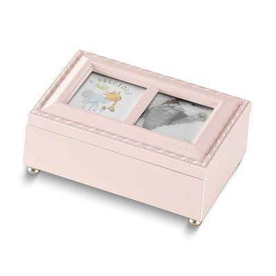 Curata Precious Gift Pink 2.25 In. Photo Music Box (Plays Jesus Loves Me)