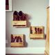 Handmade Upcycled Small Reclaimed Wooden Shoe Racks x 3 Rustic Vintage Shoe / Display Shelf Space saver Shoe Storage