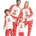 Odeerbi Christmas Pajamas For Family Boys Girls Parent-child Warm Set Printed Home Wear Two-piece Kid Set Red