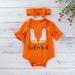 Herrnalise Infant Toddler Baby Girls Boys Halloween Print Long Sleeve Trousers Romper Jumpsuit Savings !