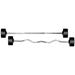 York Barbell 26138 Rubber Fixed Pro Straight Barbell Set - 20 to 110 lbs