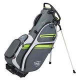 Wilson Exo II Stand Bag (Charcoal/White/Lime) 9.5 6-way top NEW