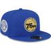 Men's New Era Royal Philadelphia 76ers 3x NBA Champions Metallic Undervisor 59FIFTY Fitted Hat