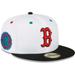 Men's New Era White/Black Boston Red Sox 1915 World Series Primary Eye 59FIFTY Fitted Hat