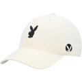 Men's Playboy Cream Micro Dad Adjustable Hat