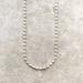 Anthropologie Jewelry | Anthropologie Beaded 925 Silver Sparkling Clavicle Chain Choker Necklace | Color: Silver/White | Size: Various