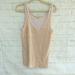 J. Crew Tops | J.Crew Womens Beige Sleeveless Sequin Tank Top S | Color: Cream | Size: S