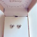 Disney Accessories | Cubic Zirconia Earrings Crafted From Sterling Silver& Finished In Pure Platinum. | Color: Silver | Size: Osg