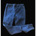 J. Crew Jeans | J Crew Toothpick Skinny Jeans 34 / 18 Pull On Denim Tummy Tuck Womens Dark Wash | Color: Blue | Size: 18