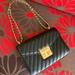 Michael Kors Bags | Michael Kors Rose Md Vegan Faux Leather Flap Bag In Black / Gold Nwt | Color: Black | Size: Os