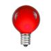 Novelty Lights 25 Pack G50 Outdoor Patio Globe Replacement Bulbs Red E17/C9 Intermediate Base 7 Watt