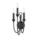 3 Light Wall Sconce-Forged Iron Finish Bailey Street Home 154-Bel-4563658