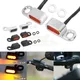 Mini Clignotants LED 12V pour Moto Harley enquêter de Virage pour Harley Touring Street foetal de