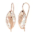 Kinel-Boucles d'oreilles pendantes ethniques pour femmes bijoux de mariage vintage or rose