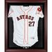 Houston Astros 2022 World Series Champions Mahogany Framed Logo Jersey Display Case