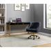 Saliva Home Office Furniture Set with Swivel Task Chair by HULALA HOME