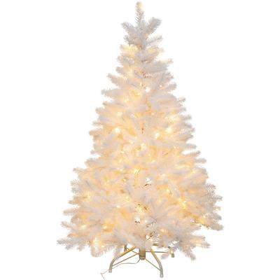 Künstlicher Weihnachtsbaum CREATIV LIGHT "Weihnachtsdeko, künstlicher Christbaum, Tannenbaum", weiß, H:120cm, Kunststoff, Weihnachtsbäume, Kunstweihnachtsbäume Image