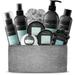 Home Spa Gift Basket for Men â€“ 10-Piece Spa Kit with Hair & Body Wash Body Lotion Cologne Body Soap Detoxing Bath Salt Loofah & More in Giftable Travel Toiletry Bag â€“ Gifts for Men by SpaLusive