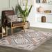 nuLOOM Leighton Machine Washable Southwestern Medallion Area Rug 5 x 8 Peach