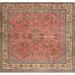 Ahgly Company Indoor Rectangle Traditional Light Copper Gold Persian Area Rugs 8 x 10